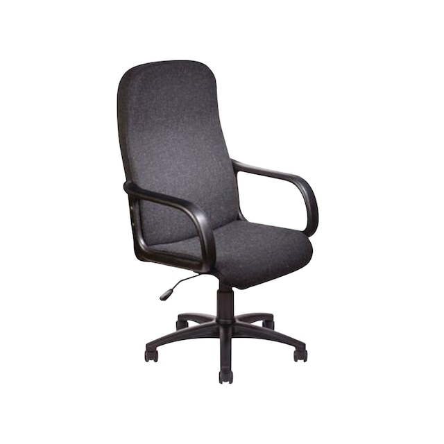 Deluxe High Back Manager's Chair With Arm Rests - Charcoal 1