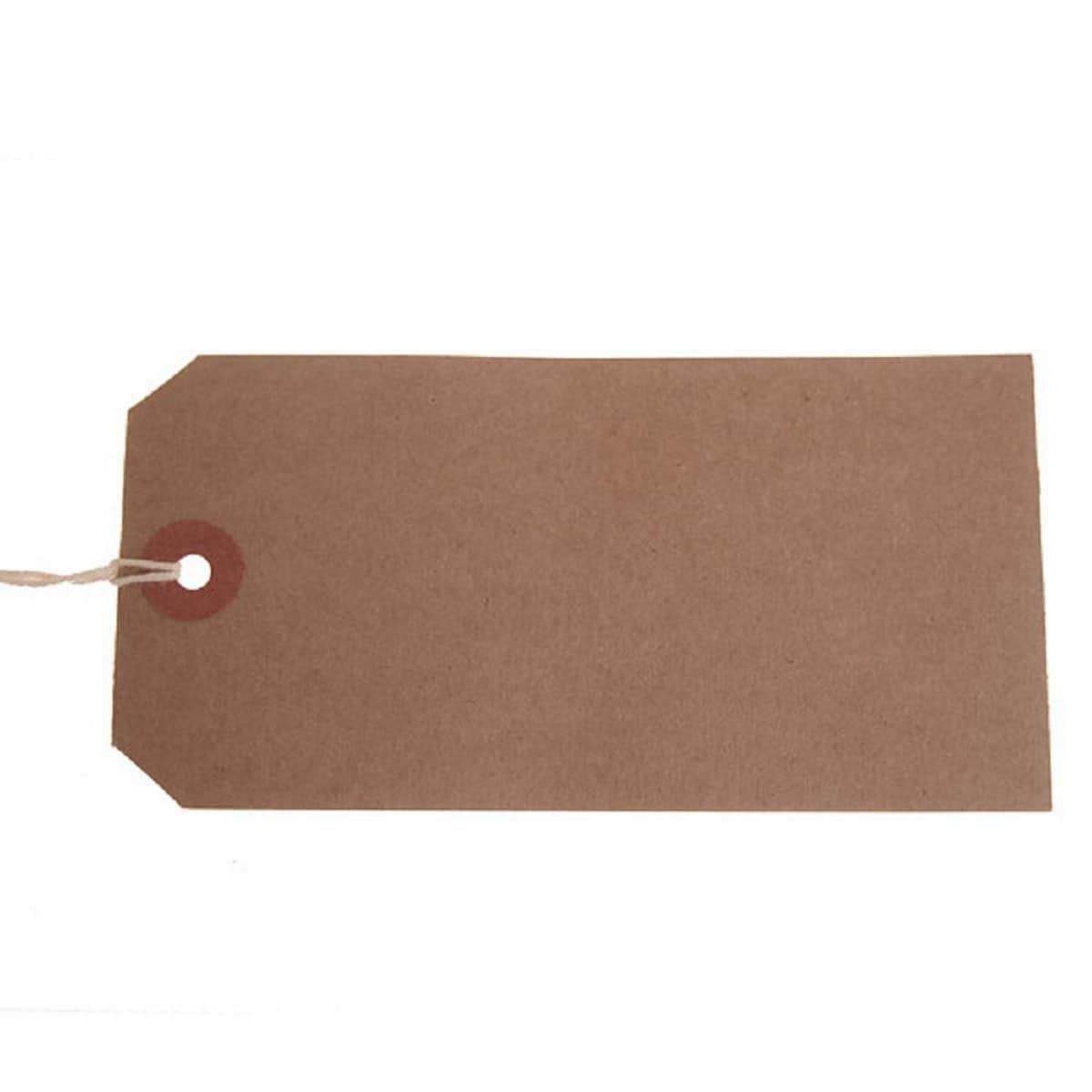 String Tags 120 X 60mm With 9Inch White String - Box of 1000 1
