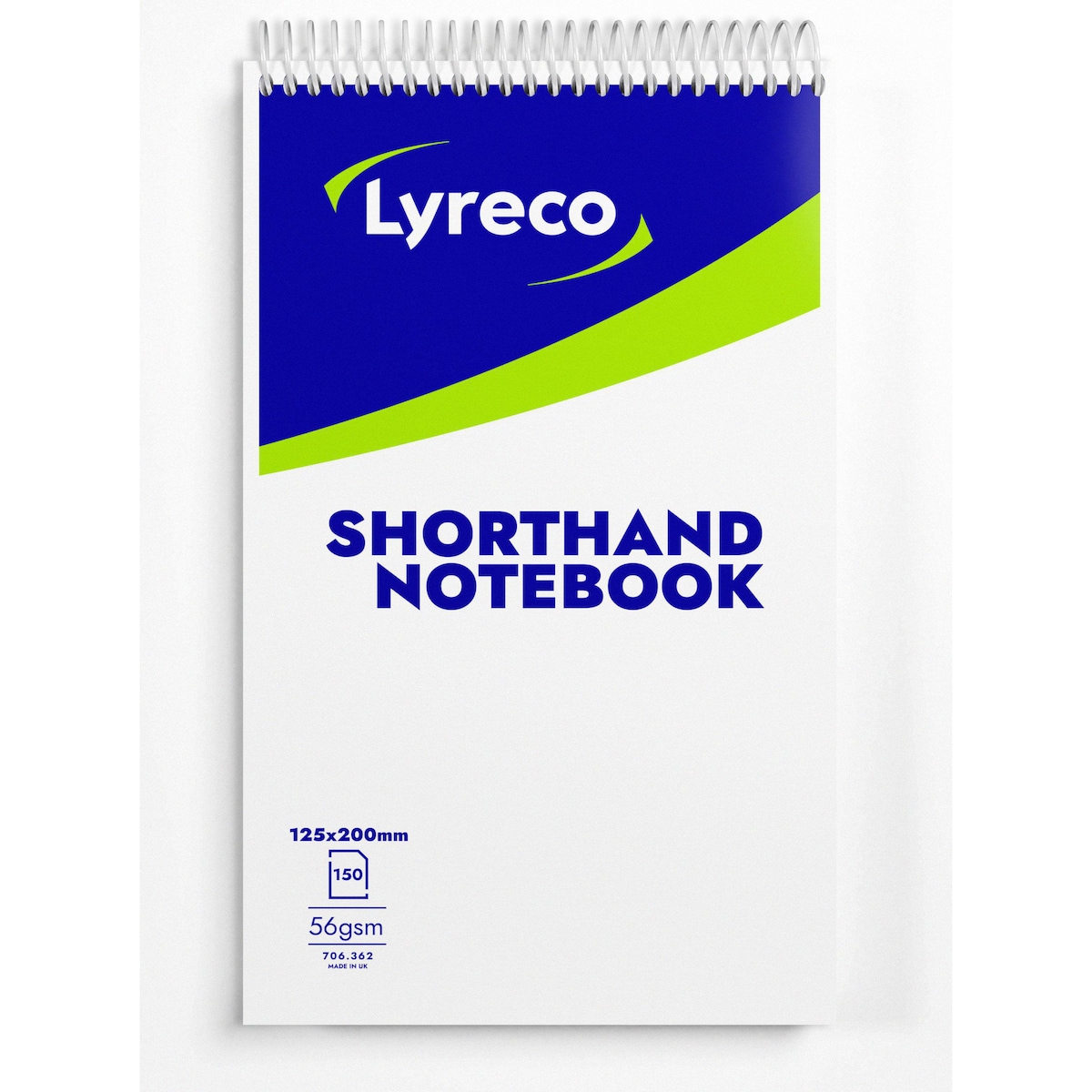 Lyreco Shorthand Notebook Ruled 203x127mm - Pack Of 10 1