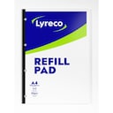 Lyreco White A4 Refill Pads (Ruled/Margin) - Pack of 5 (5 X 200 Sheets) 1