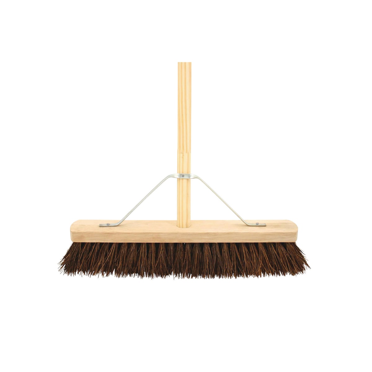 Broom 18 Inch Stiff Bassine With Stay & Handle 1