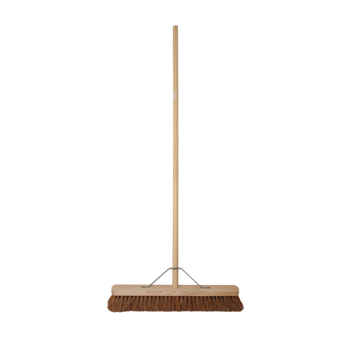 Broom 24 Inch Soft Coco Bristle With Stay & Handle 1