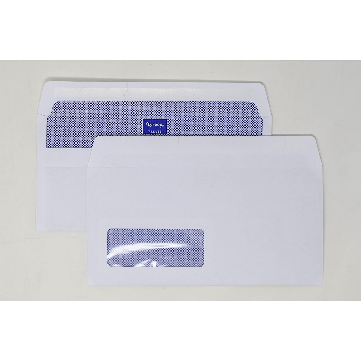 Lyreco White Envelopes DL S/S Window 90gsm - Pack Of 1000 1