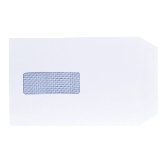 Lyreco White Envelopes C5 S/S Window 90gsm - Pack Of 500 1