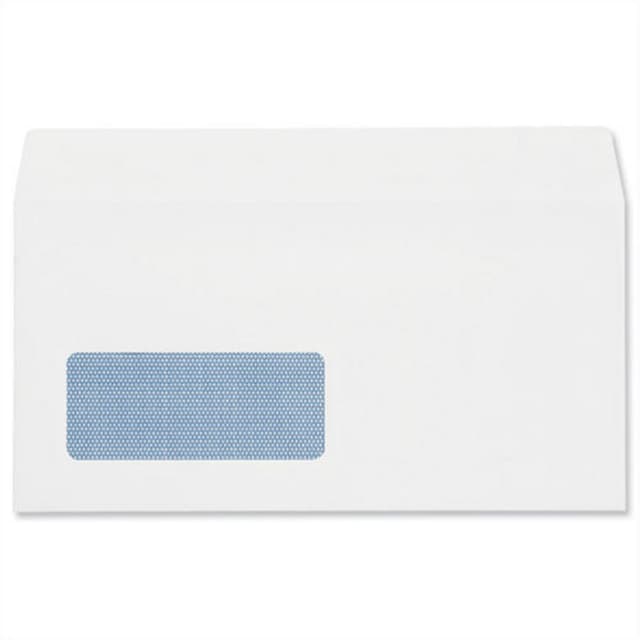 Lyreco White Envelopes DL S/S Window 80gsm - Pack Of 1000 1