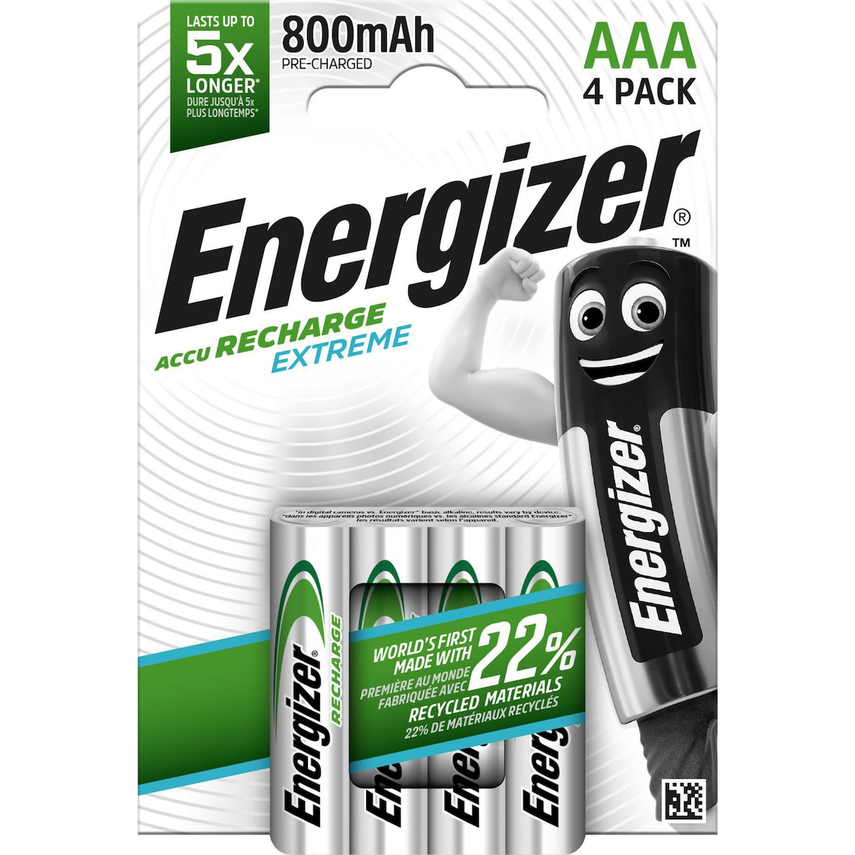 Energizer Recharge Extreme AAA Batteries - 4 Pack 1