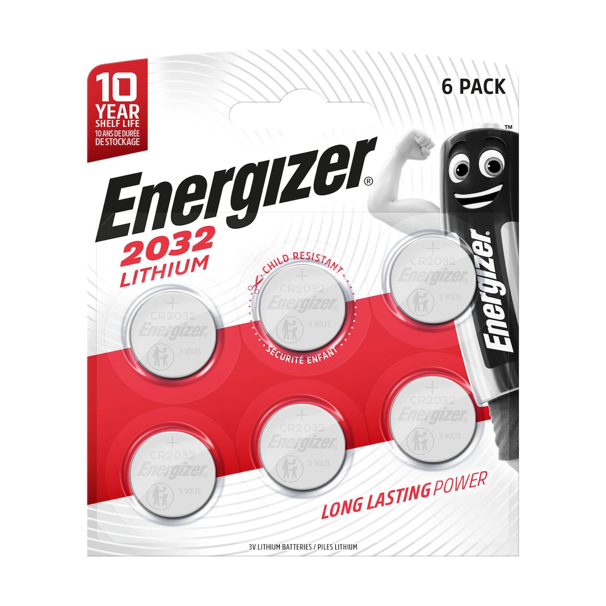 Energizer 2032 Lithium Coin Battery - 6 Pack 1