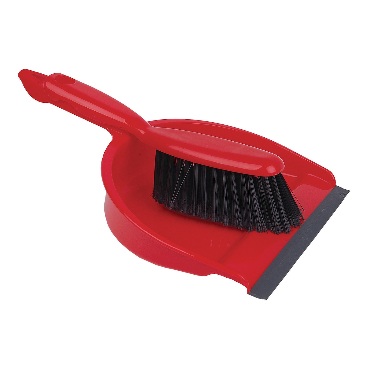 Red Soft Dustpan & Brush Set 1