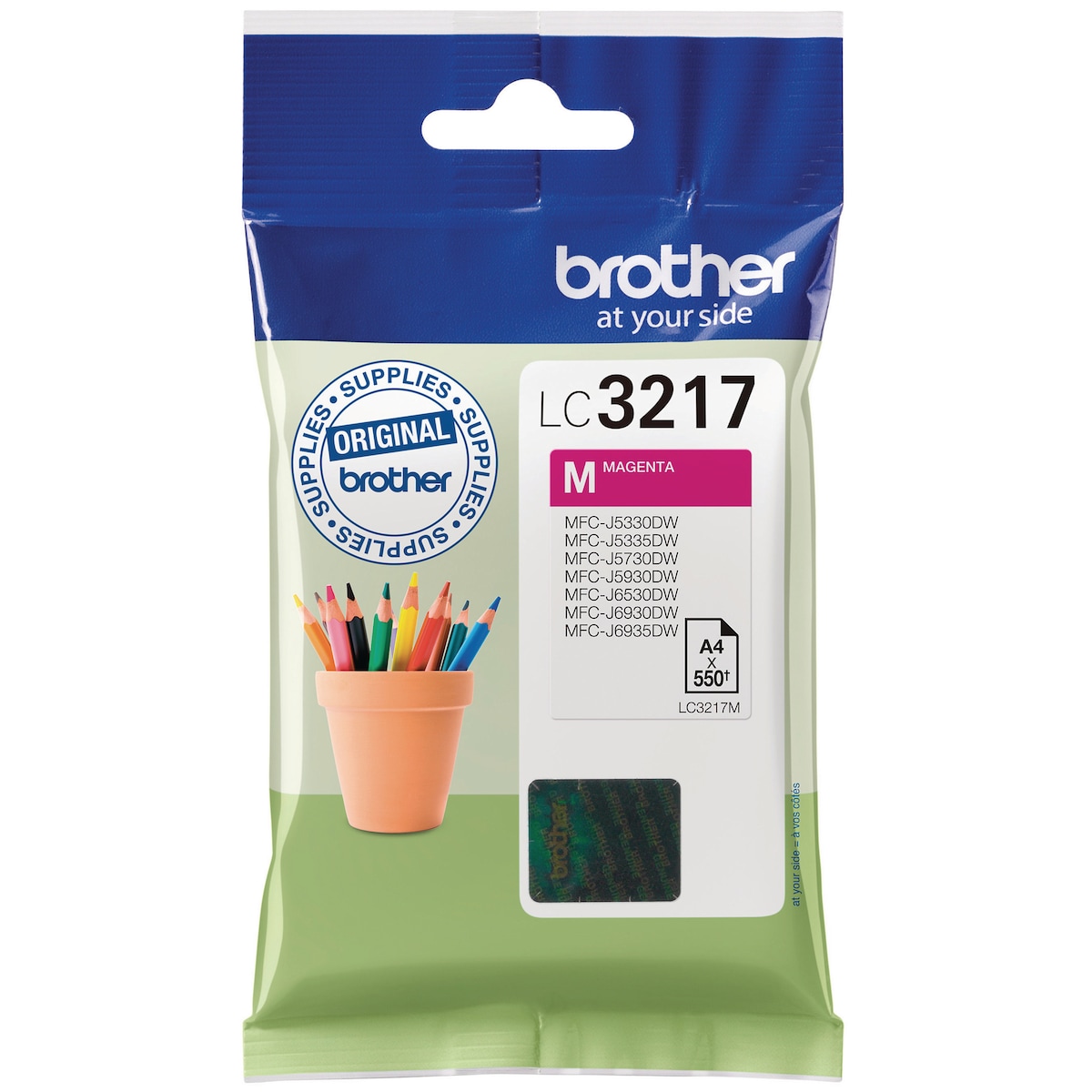 Brother LC-3217M Ink Cartridge Magenta 1