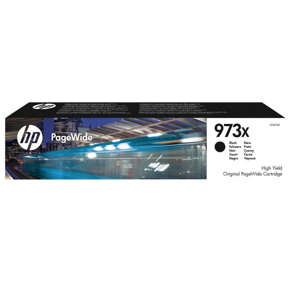 HP 973X High Yield Black Original Pagewide Cartridge (L0S07AE) 1