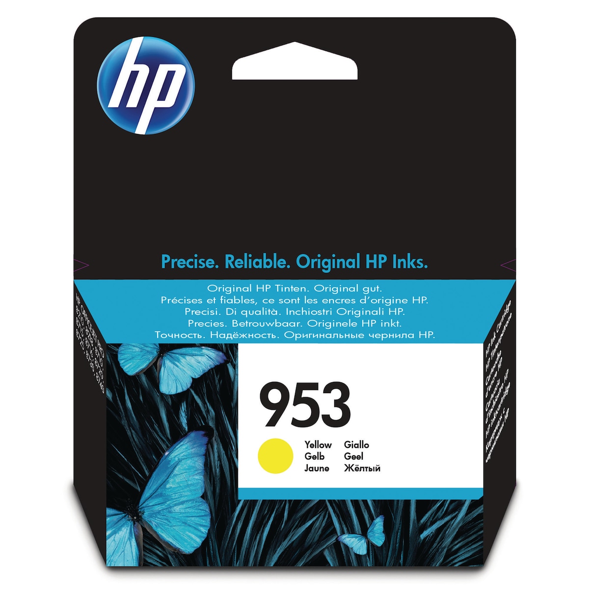 HP 953 Yellow Original Ink Cartridge (F6U14AE) 1
