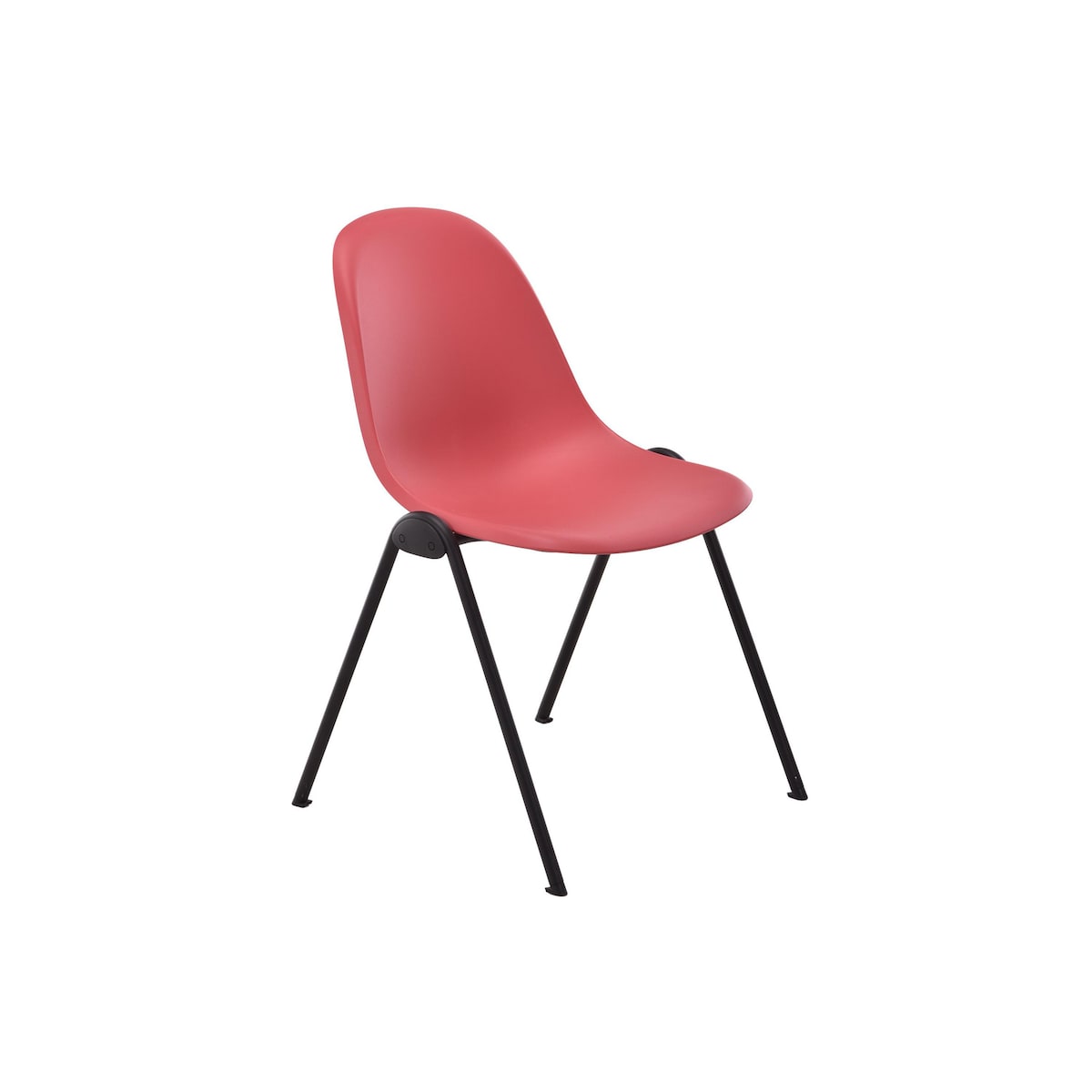 Lizzie Four Leg Chair - Red 1