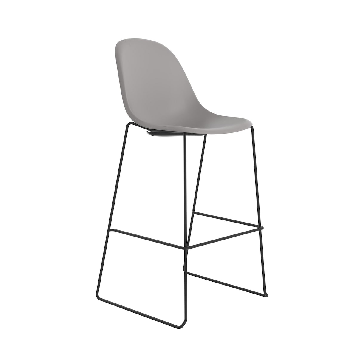 Lizzie High Stool - Grey 1