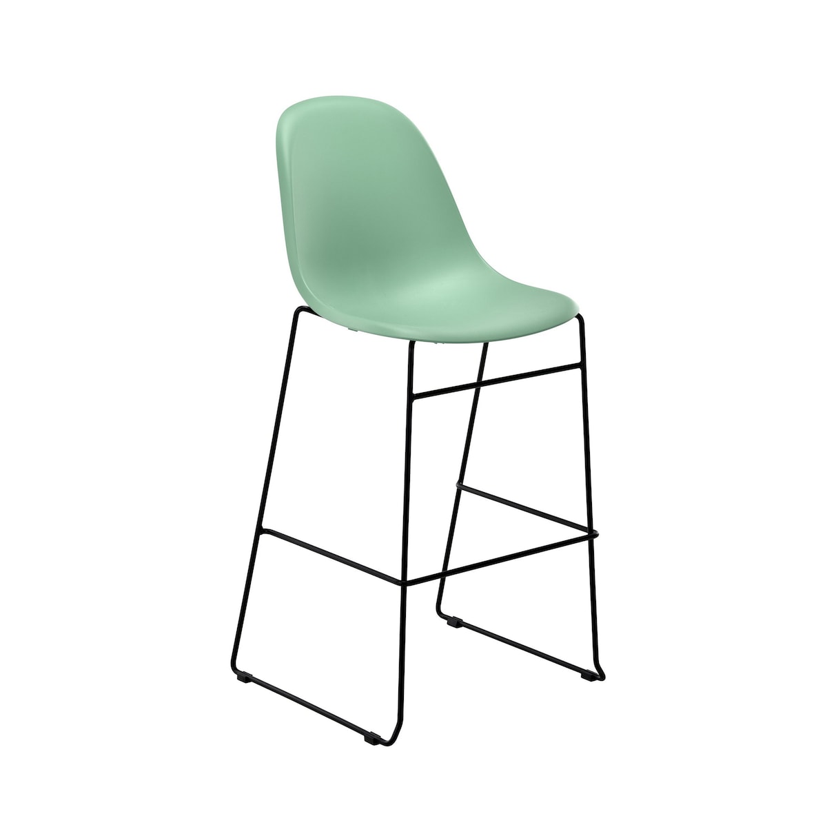 Lizzie High Stool - Green 1