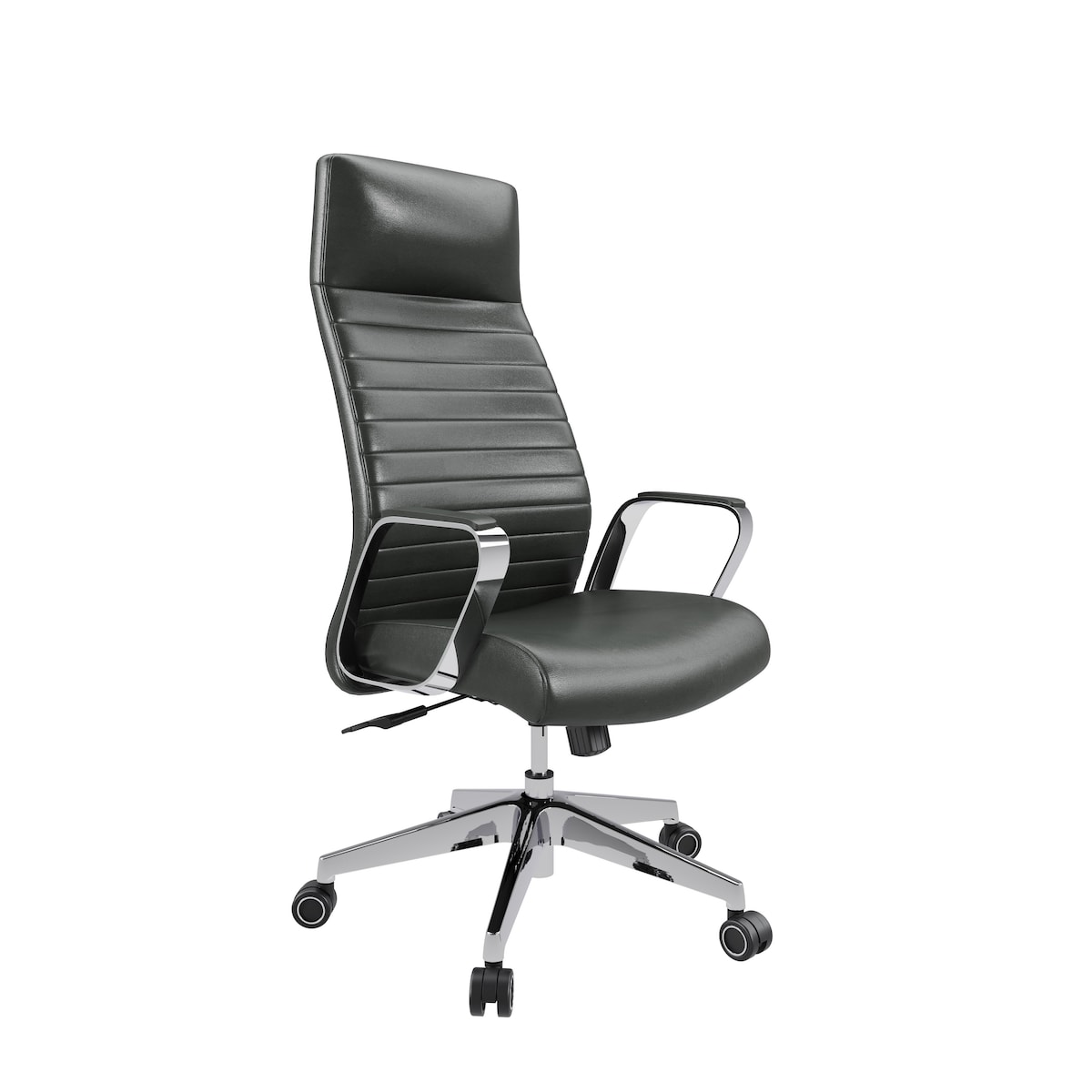 Dawn High Back Chair - Black PU 1