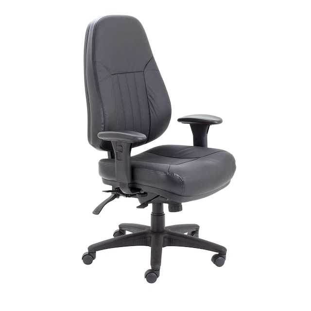 Panther Eecutive Leather Office Chair - Black 1