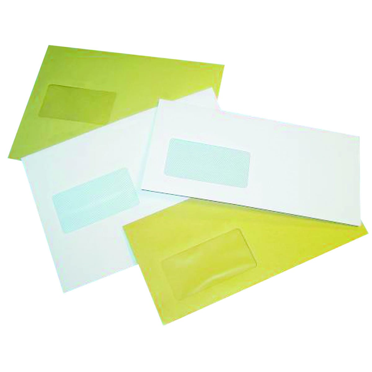 Lyreco Mailing White Envelopes DL+ Gum Window 90gsm - Pack Of 1000 1