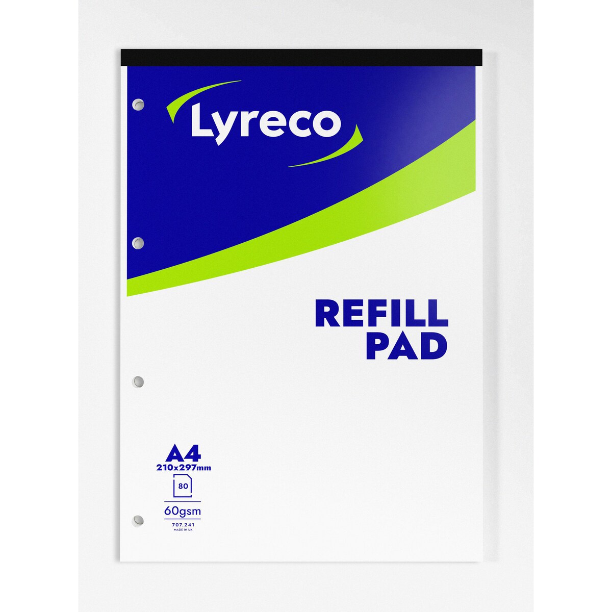 Lyreco White A4 Refill Pads (Ruled/Margin) - Pack of 10 1