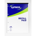 Lyreco White A4 Refill Pads (Ruled/Margin) - Pack of 10 1