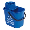 Colour Coded Mop Bucket 15 Litre Blue 1
