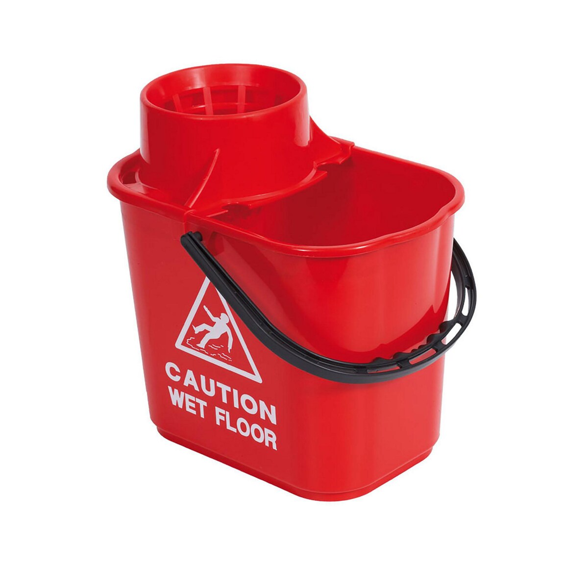 Colour Coded Mop Bucket 15 Litre Red 1