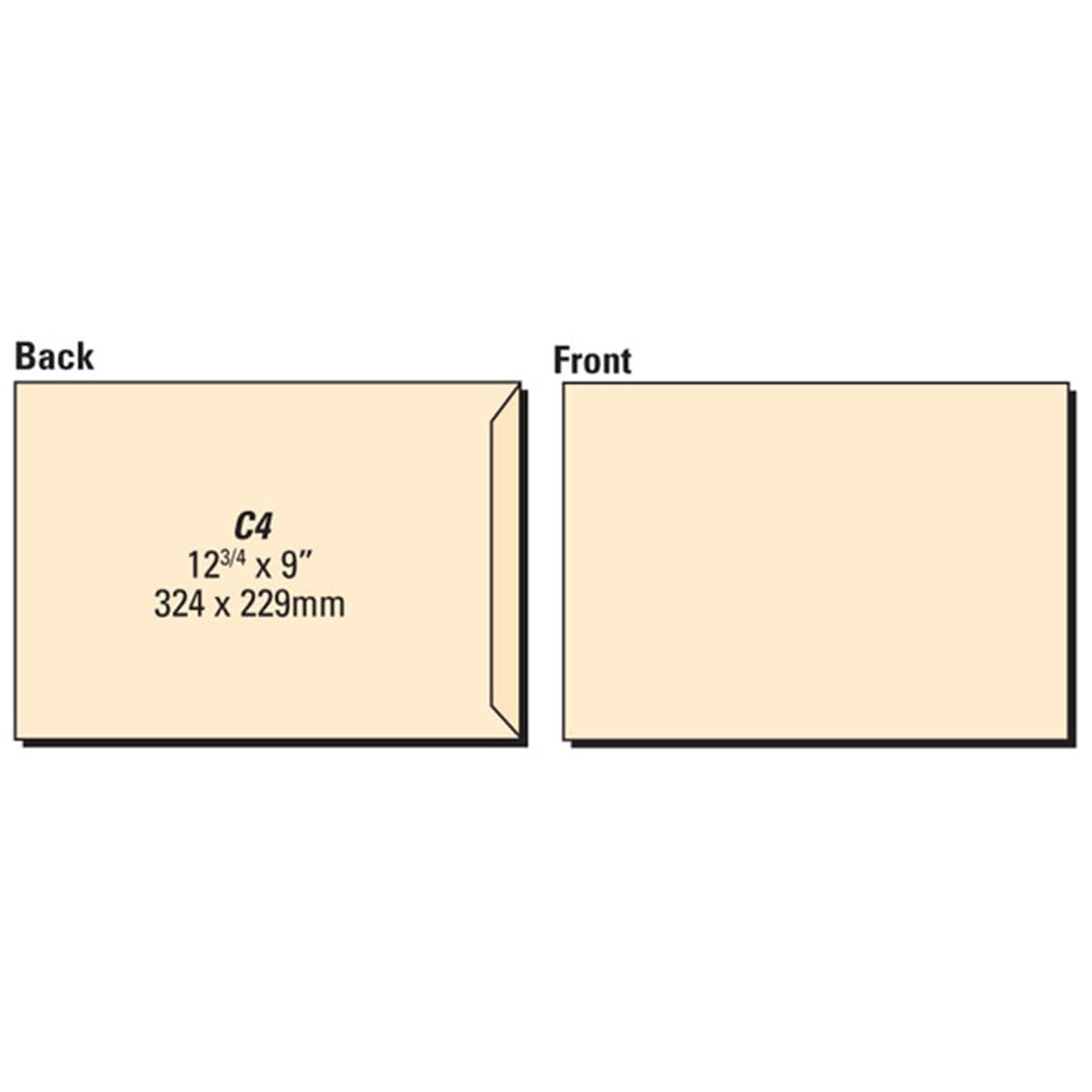 Lyreco Manilla Envelopes C4 S/S 80gsm - Pack Of 250 1
