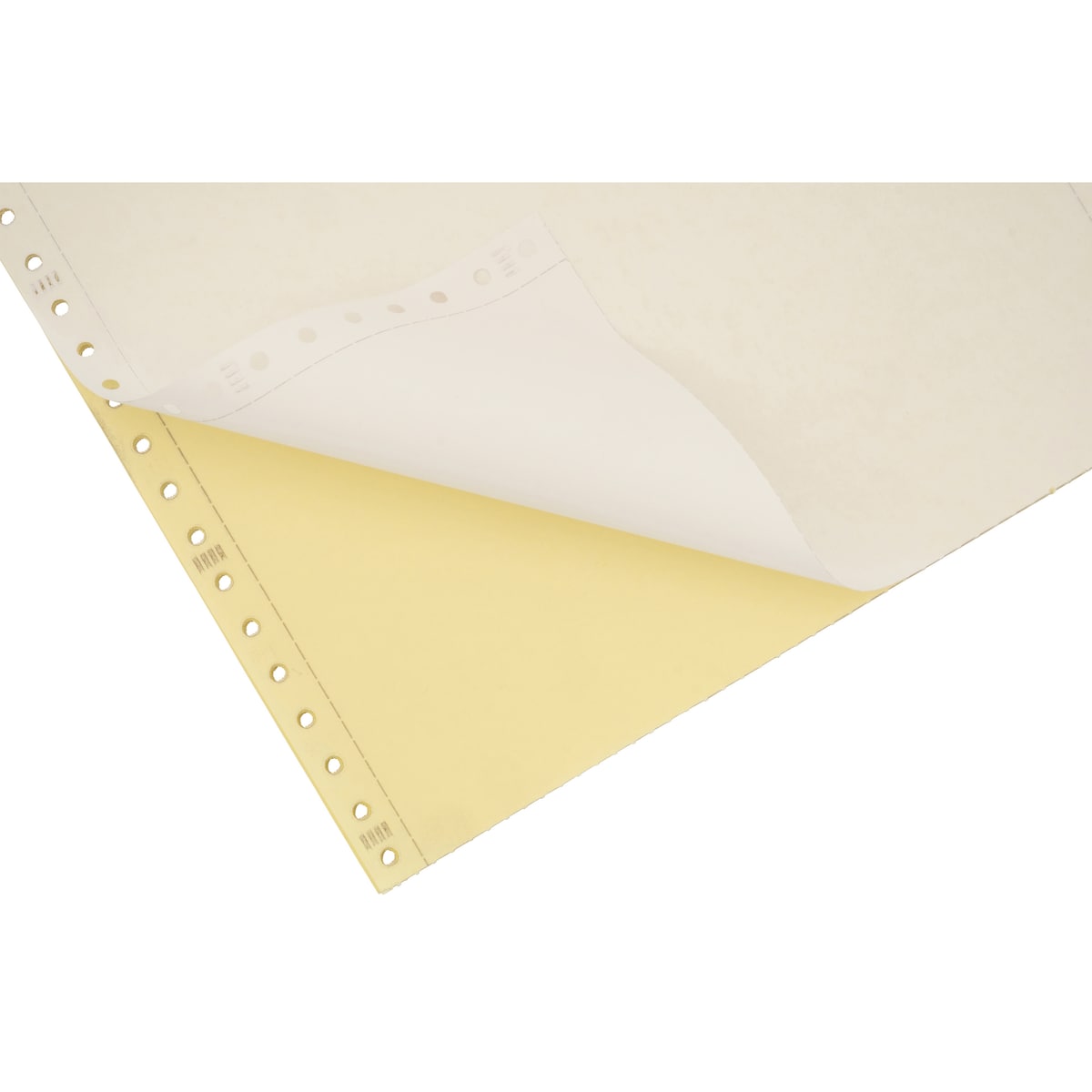 Listing Paper 280x241mm 56/57gsm Plain Perforated 2-Part Tint 1000-Sheets 1