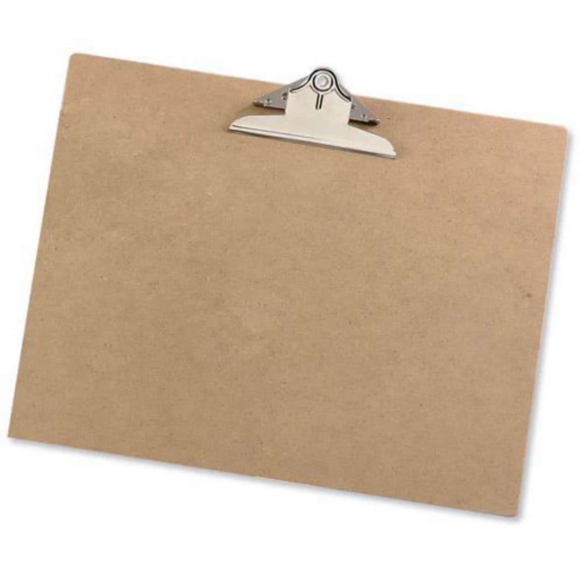 Heavy-Duty Natural Hardboard A3 Clipboard 1