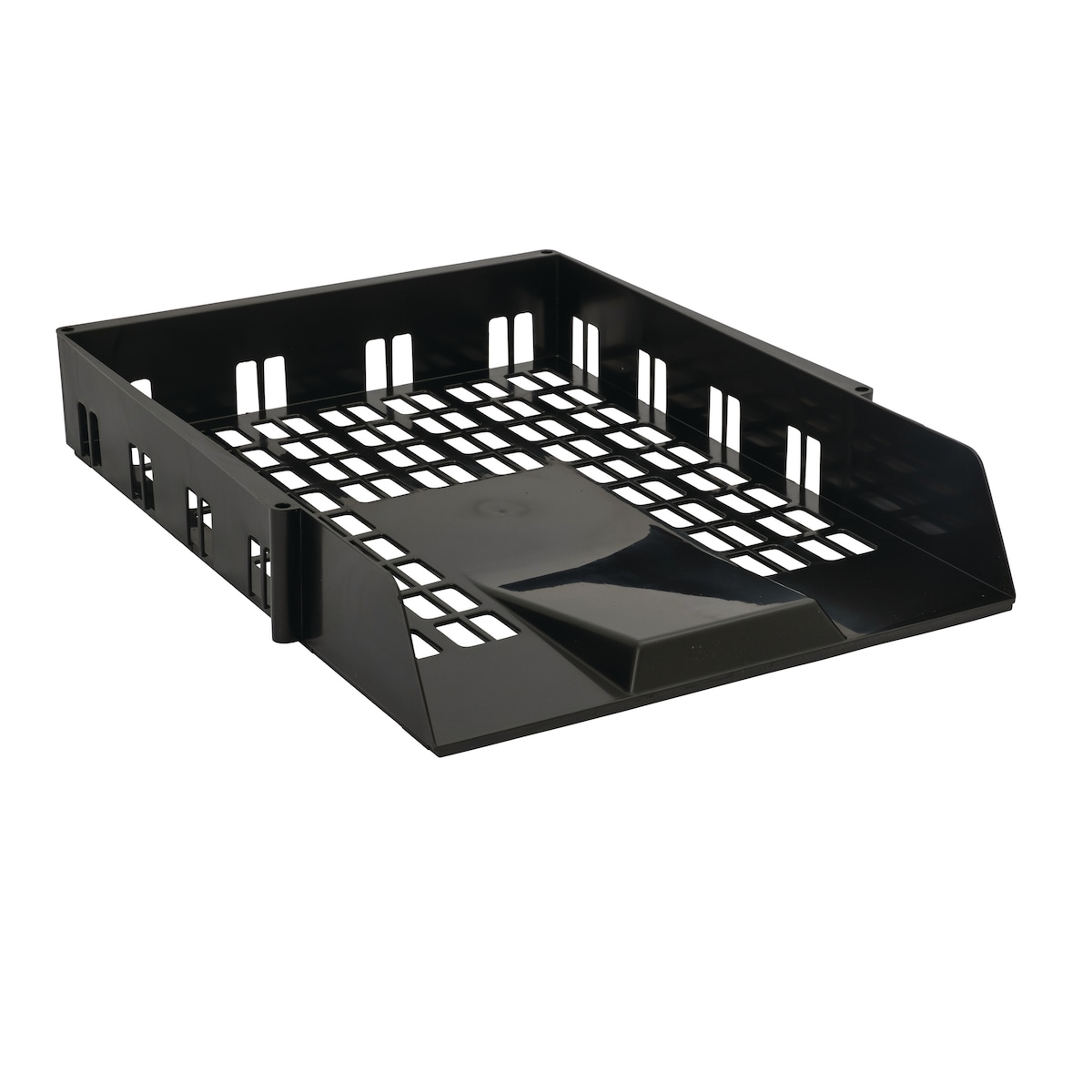 Black Basics Letter Tray, 278.0 X 70.0 X 390 mm 1
