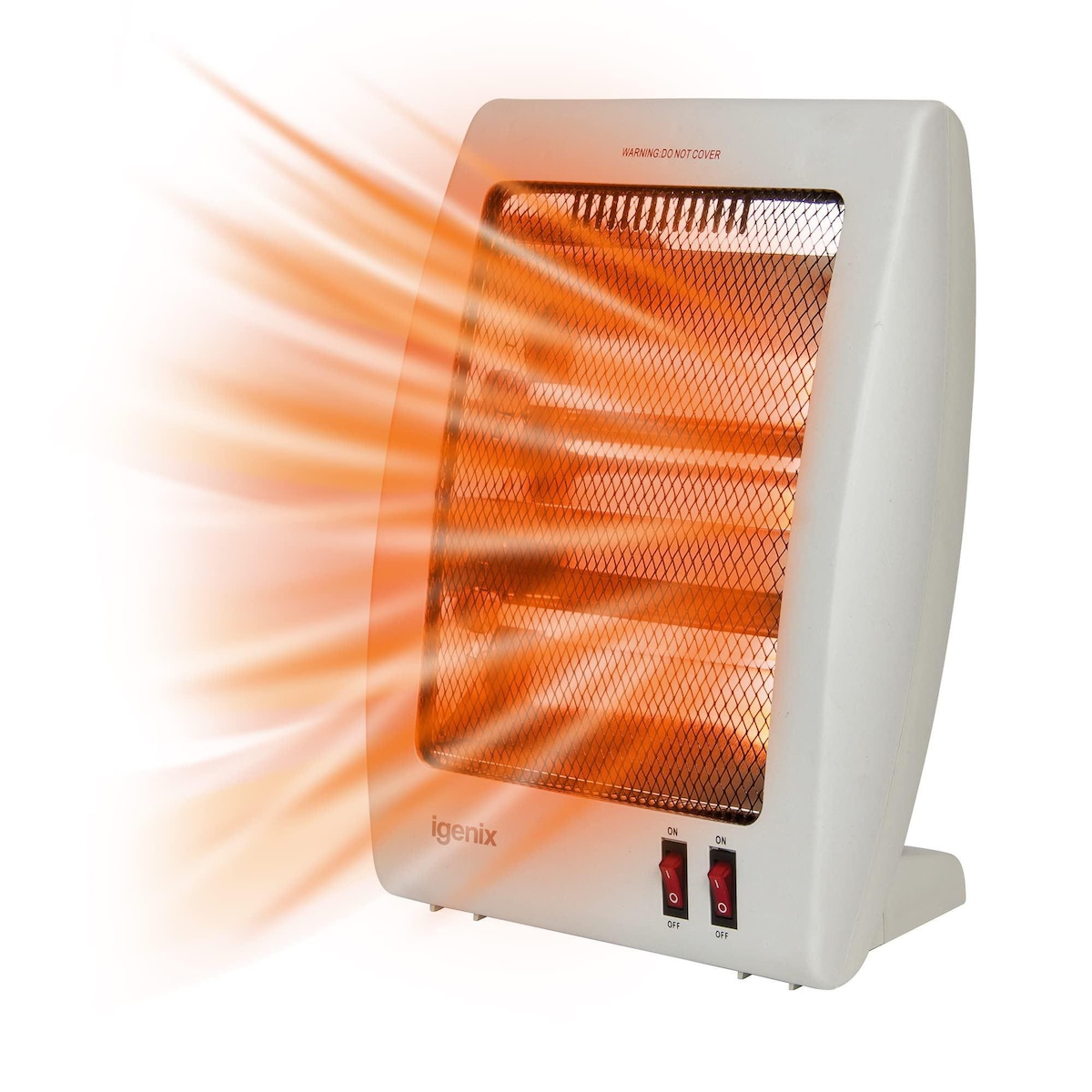 Igenix Ig9509 Quartz Electric Halogen Heater 800W White 1
