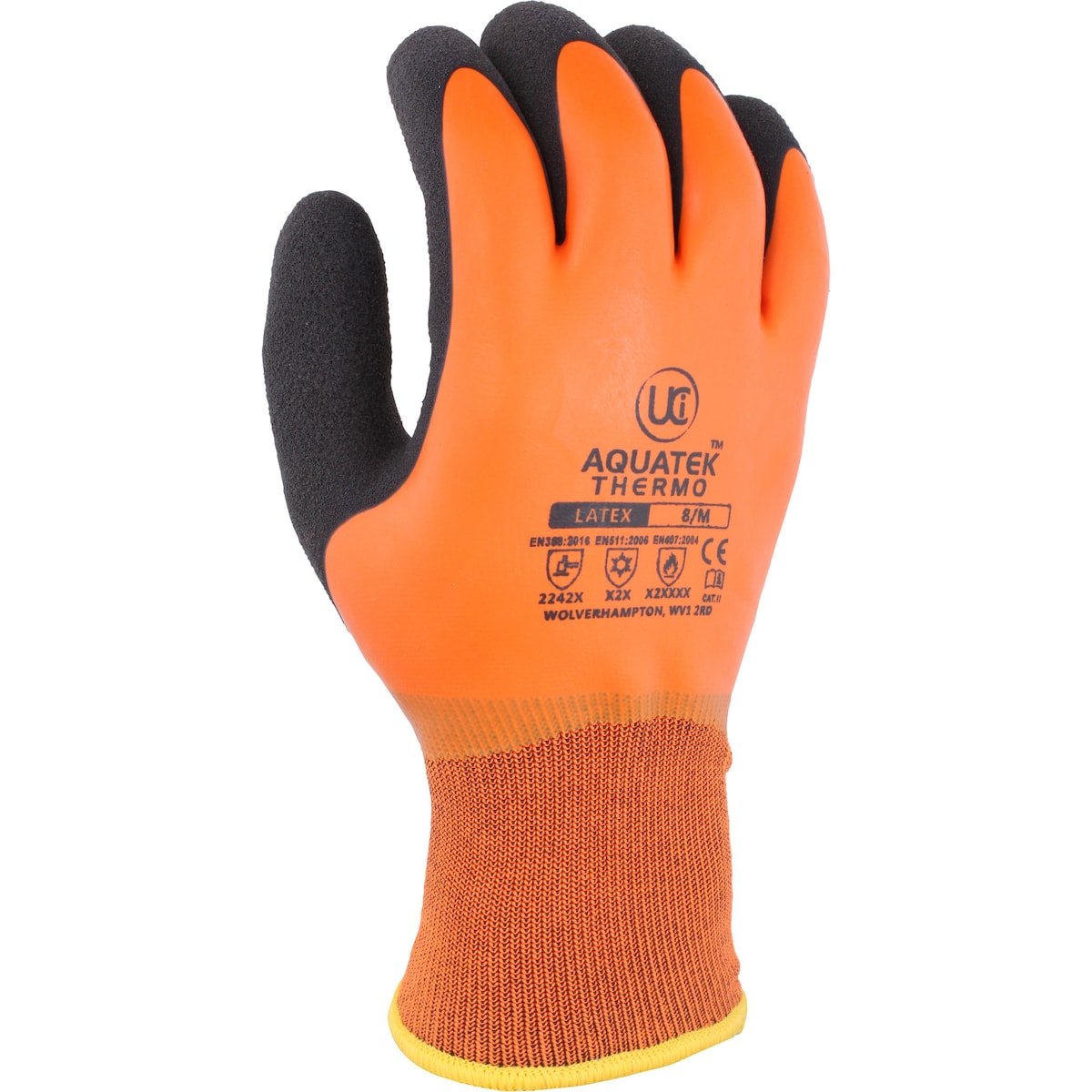 Aquatek-Thermo Thermal Dual Coated Latex Glove - Size 9 1