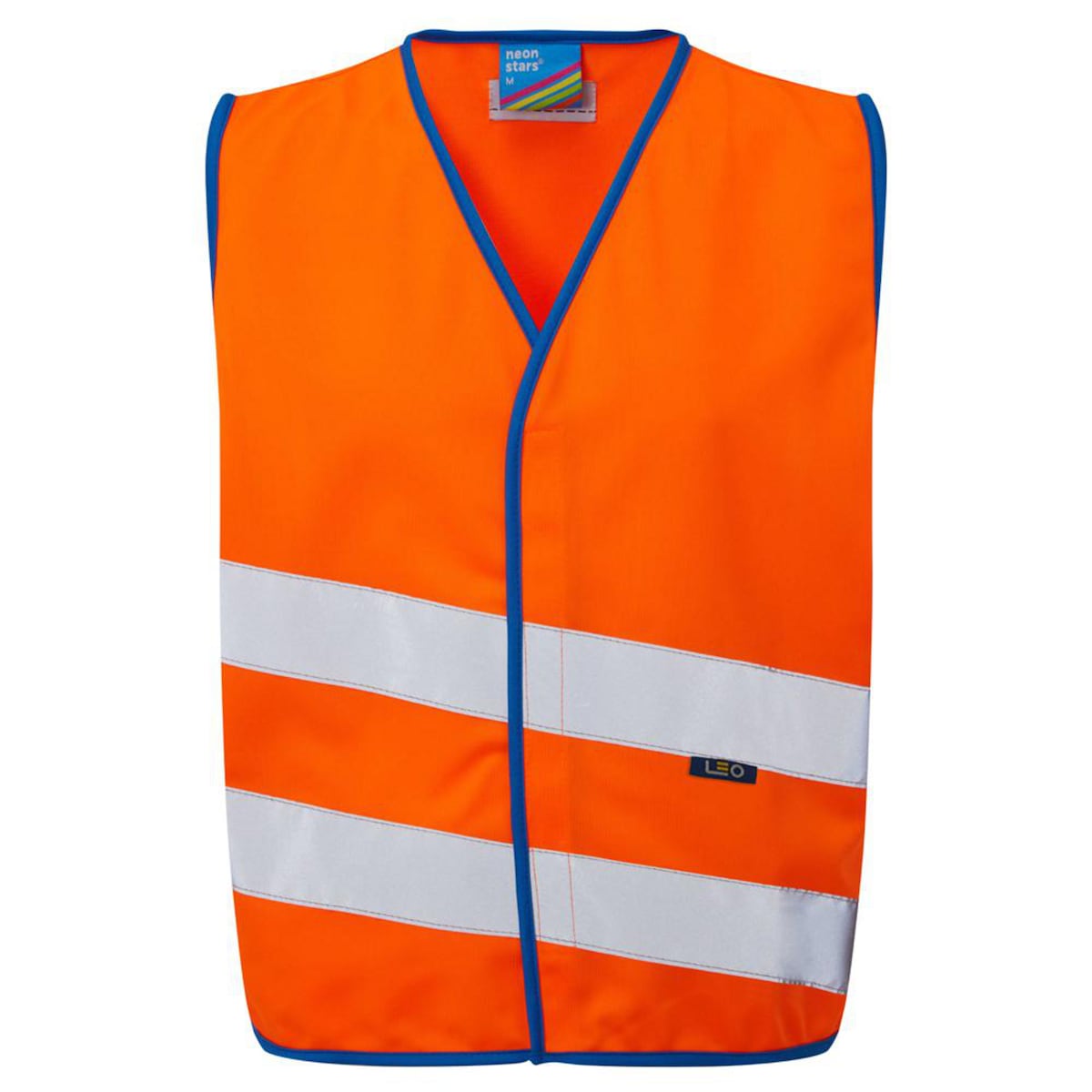 Leo Neon Stars Children'S Waistcoat, Orange Size Small 1