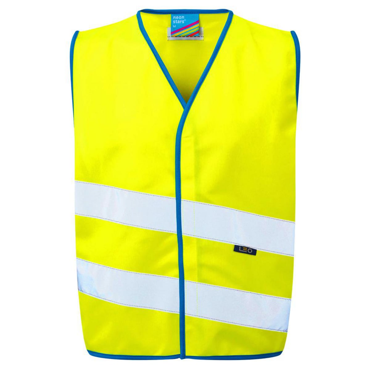 Leo Neon Stars Children'S Waistcoat, Yellow Size Large 1