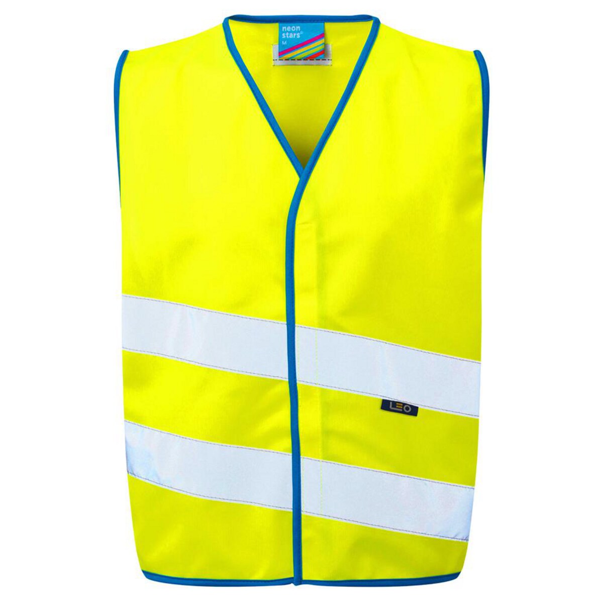 Leo Neon Stars Children'S Waistcoat, Yellow Size Medium 1