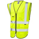 Leo Lynton Iso 20471 Class 2 Superior Waistcoat  Yellow Large 1