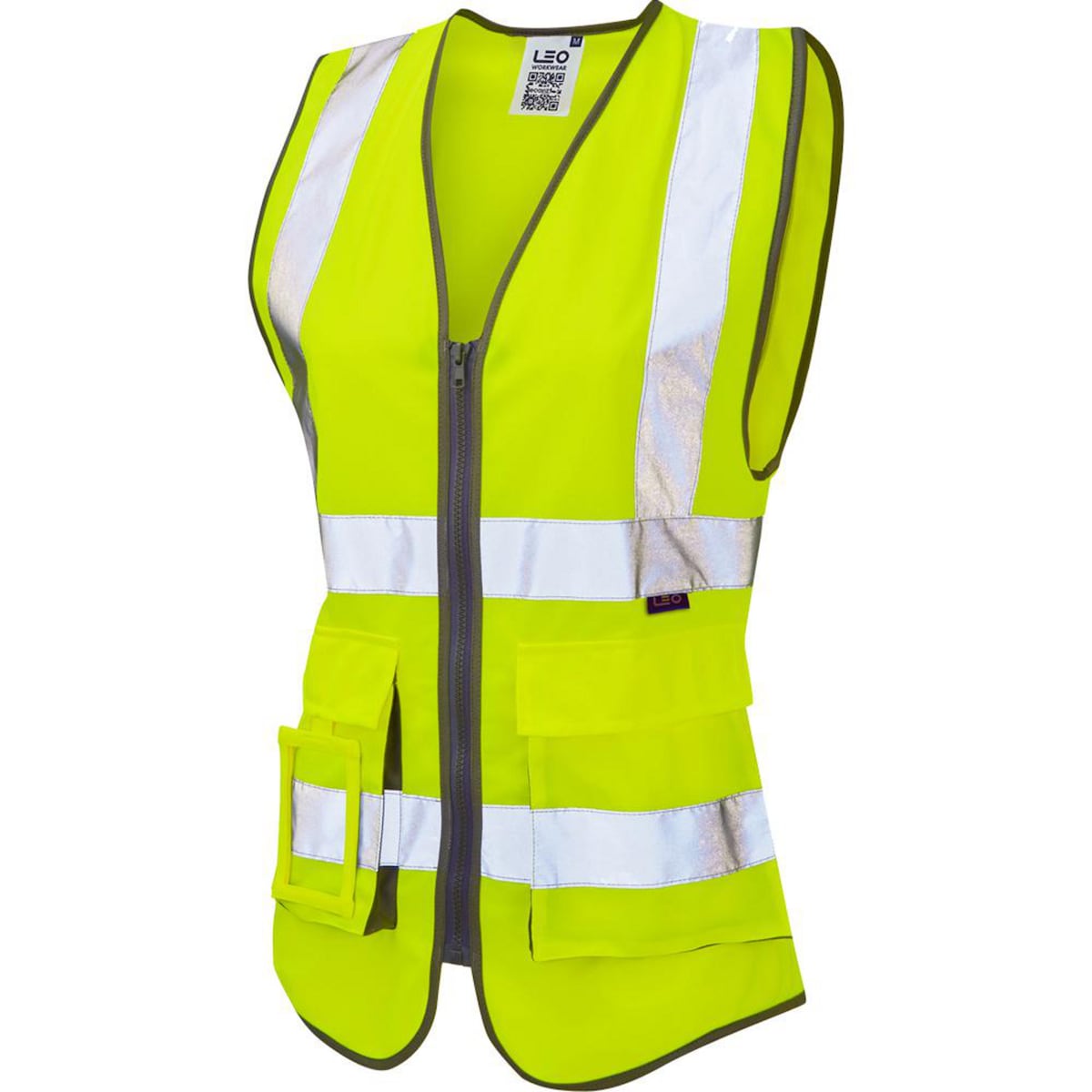 Leo Lynmouth Iso 20471 Class 2 Superior Women's Waistcoat Yellow Medium 1