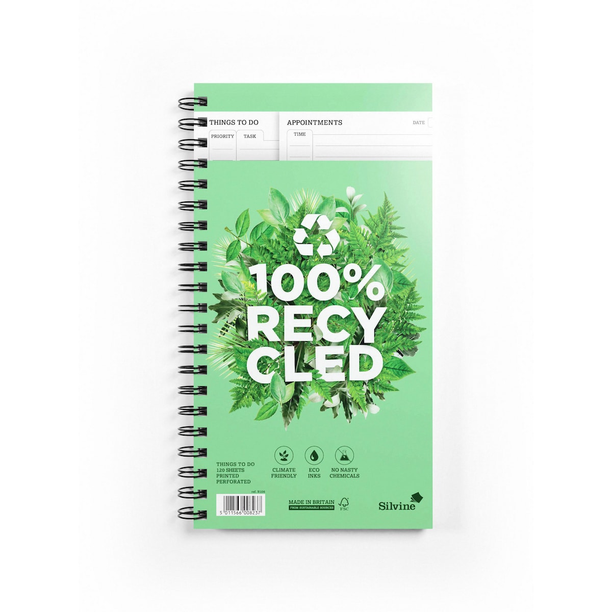 Silvine Recycled Things To Do Planner 1