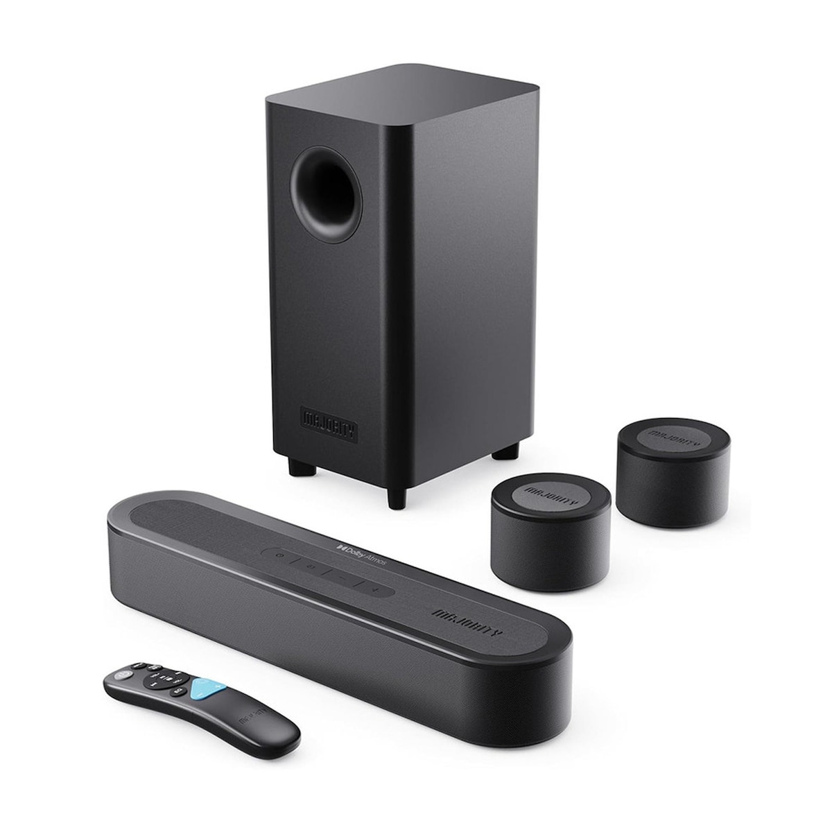 Majority Bowfell Halo 5.1 300W Atmos Surround Sound System & Wireless Sub 1