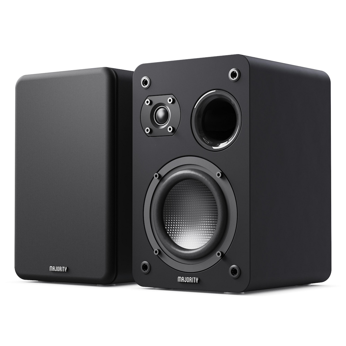 Majority D70X 70W Passive Bookshelf Speakers - Black 1