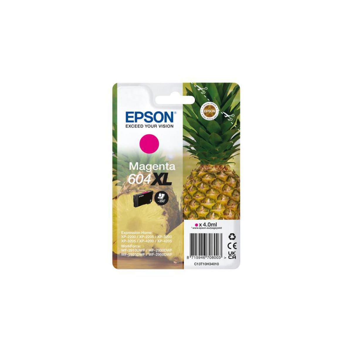 Epson 604XL Ink Cartridge Magenta (C13T10H34020) 1