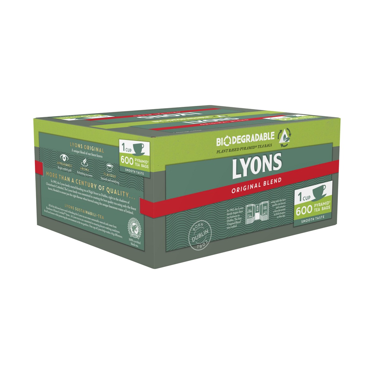 Lyons Tea Bags - Box Of 600 1