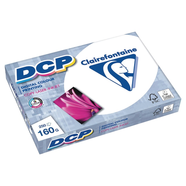 Clairefontaine DCP Paper A4 160 gsm White - 1 Ream of 250 Sheets 1