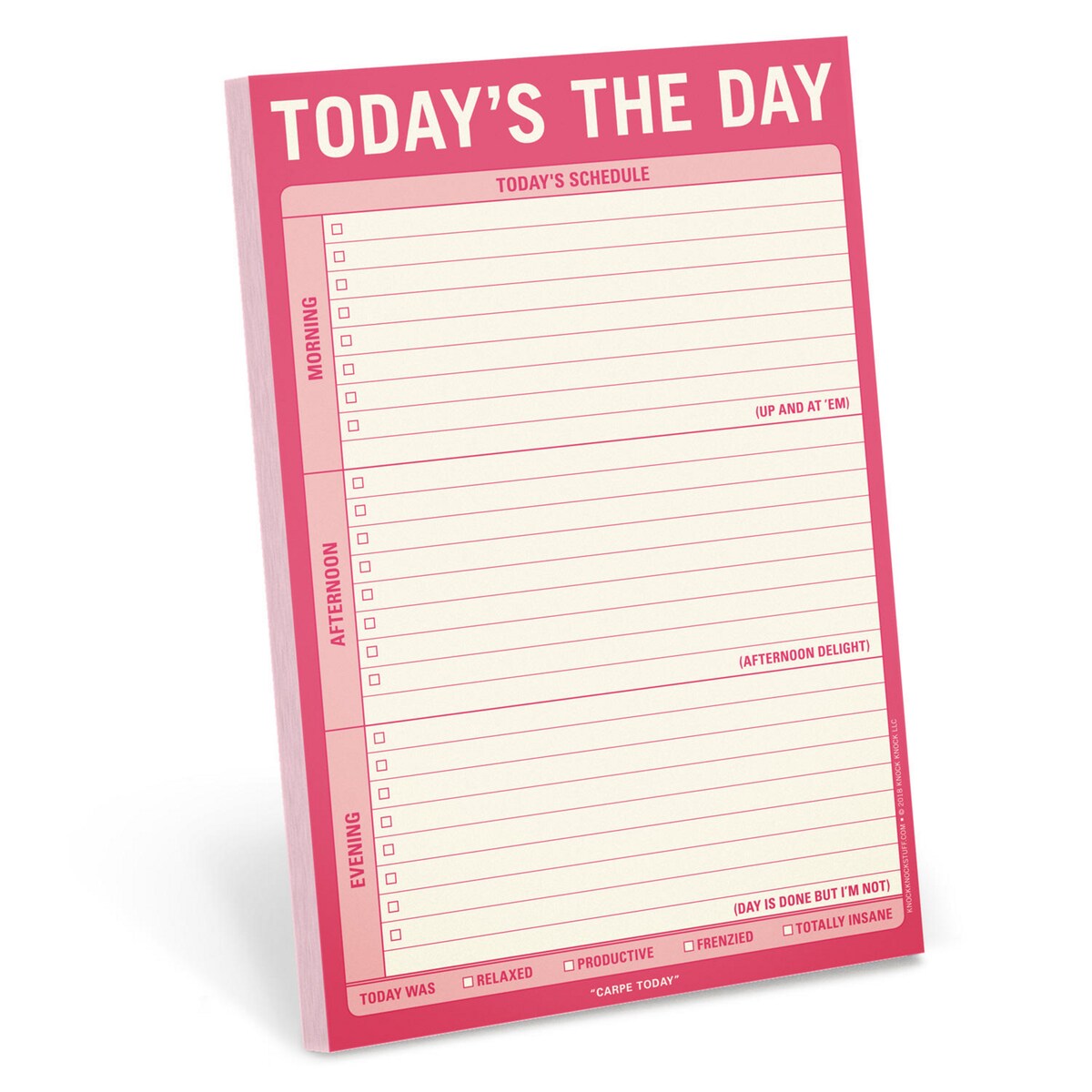 Knock Knock Today's The Day Pad | Lyreco