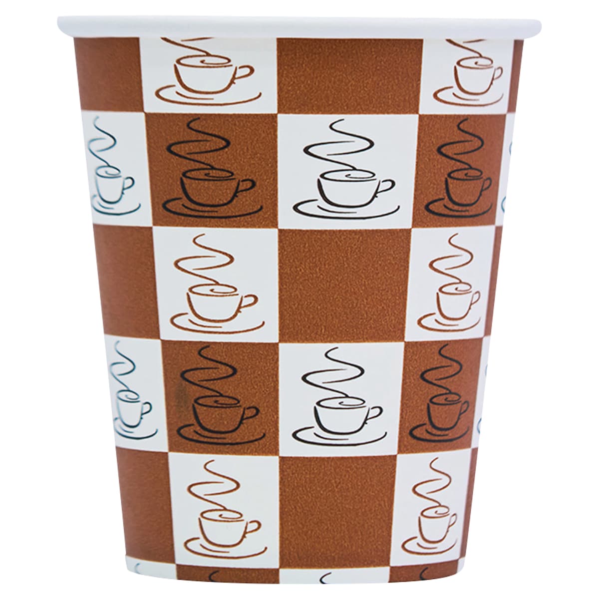 Quick Cups Brown Paper Coffee Cup 240ml - Pack of 50 1