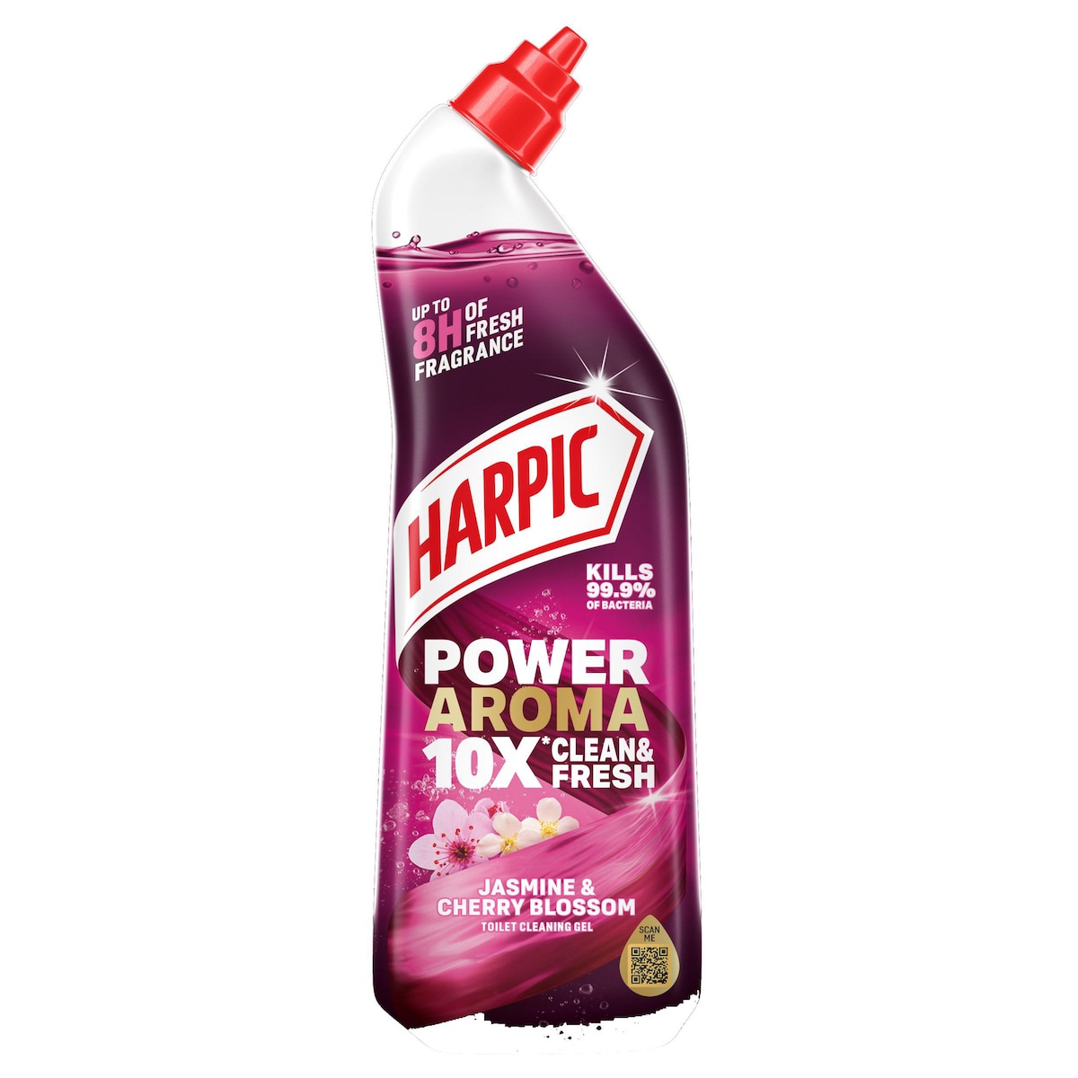 Harpic Power Aroma Jasmine & Cherry Blossom Toilet Cleaning Gel 750 ml 1