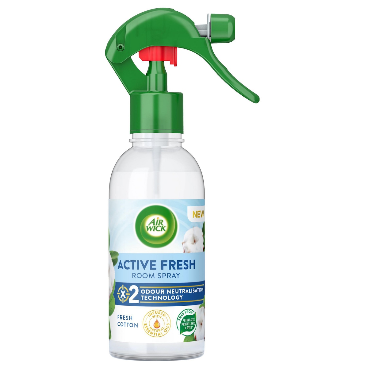 Air Wick Fresh Cotton Active Fresh Room Spray 236ml Air Freshener 1