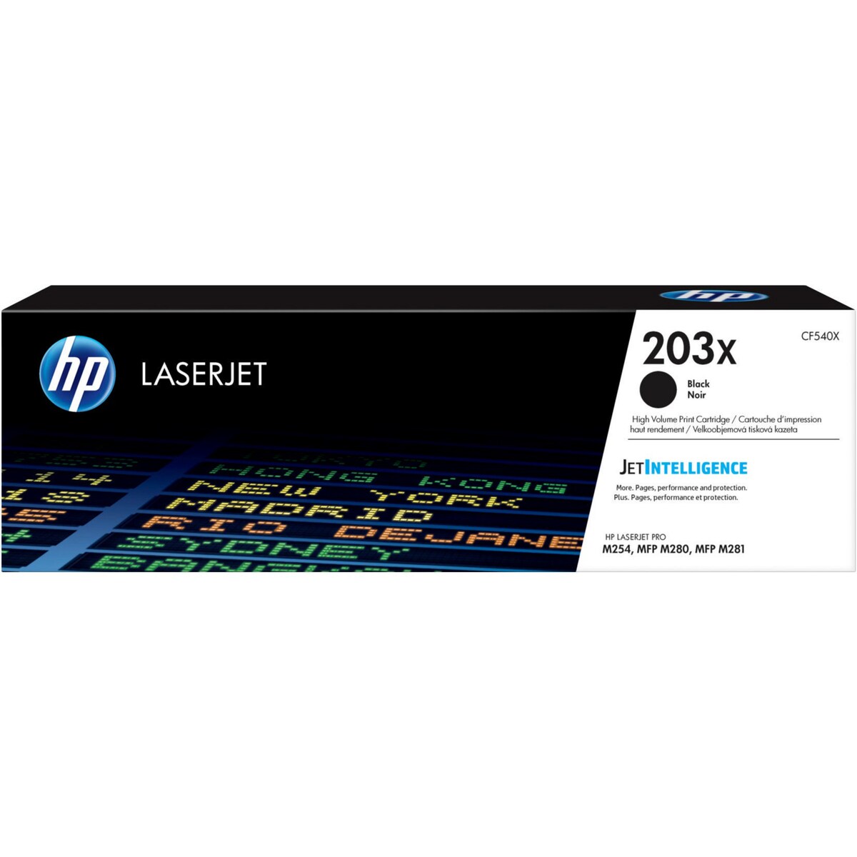 HP Laser Toner Cartridge CF540X 203X Black 1