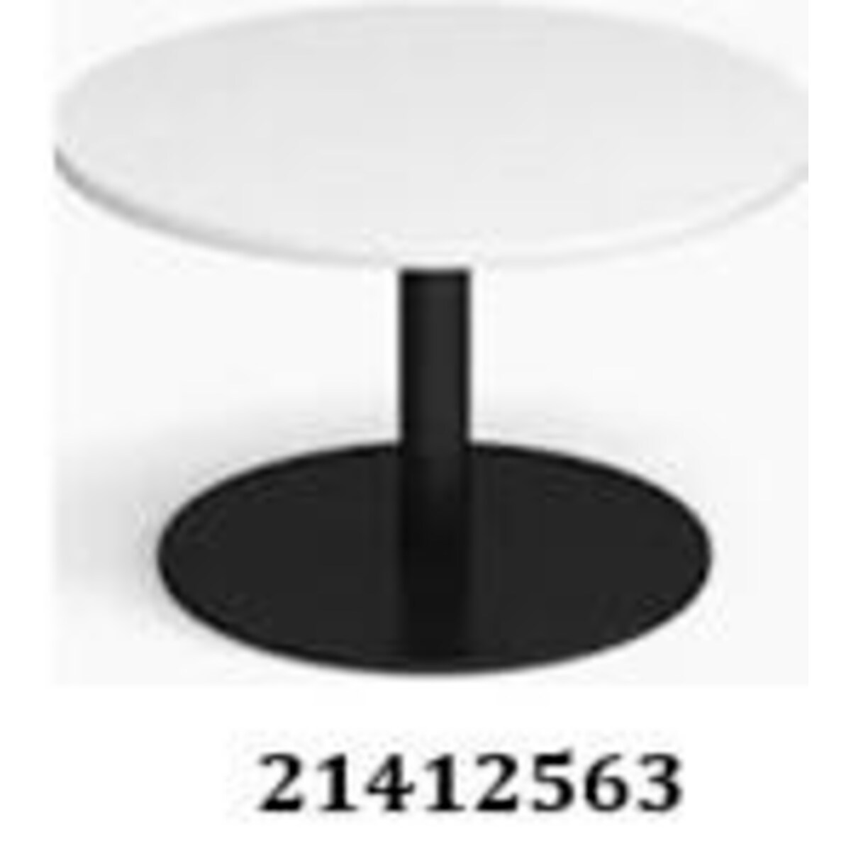 FIZ - Coffee Table Circular Base 512 x 600mm - White 1