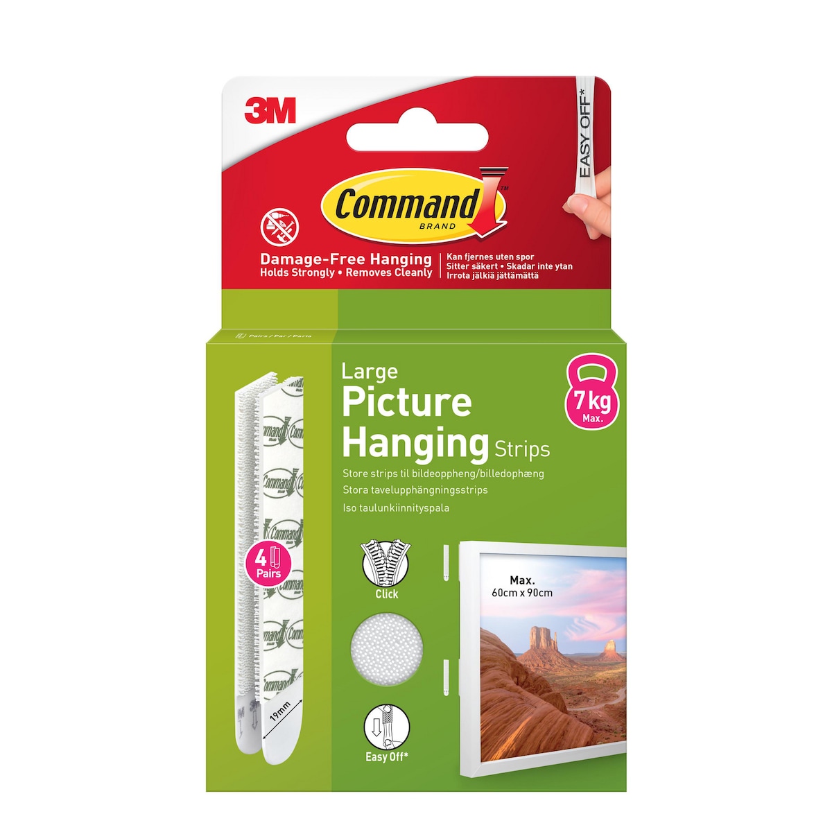 Command Picture Hanging Strips Large - Pack Of 4 1