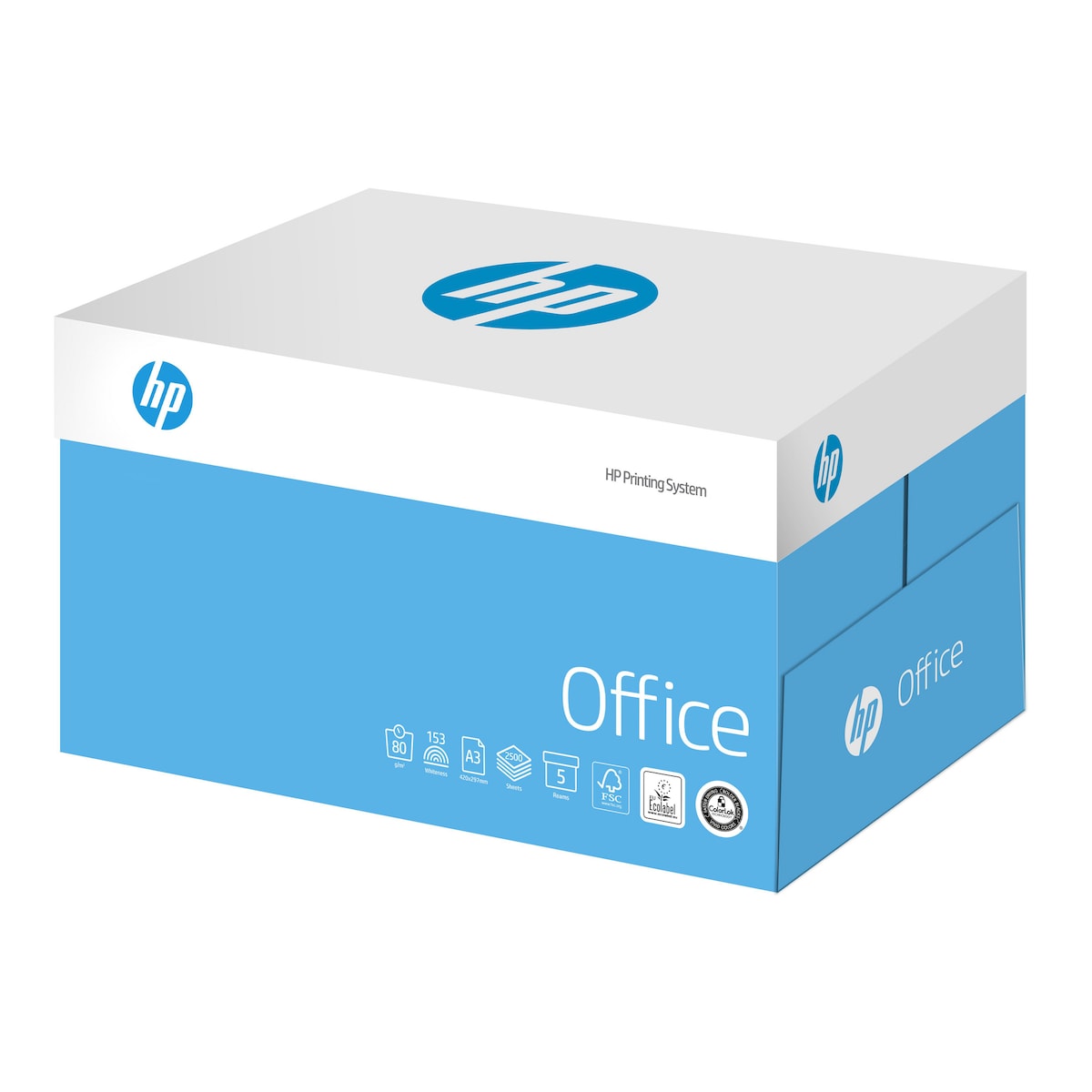 HP Office A3 Paper - 80 gsm 500 sheets 1